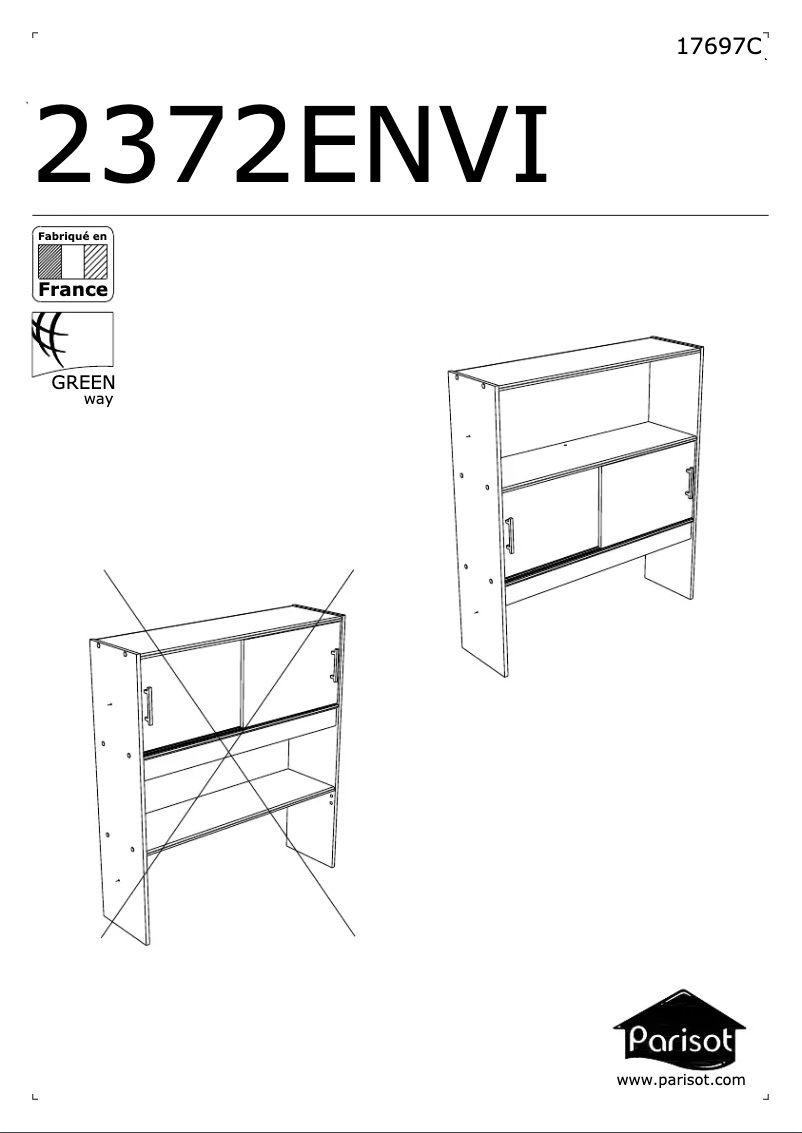 Imagen de la primera página del manual del dispositivo Snoop 2372ENVI