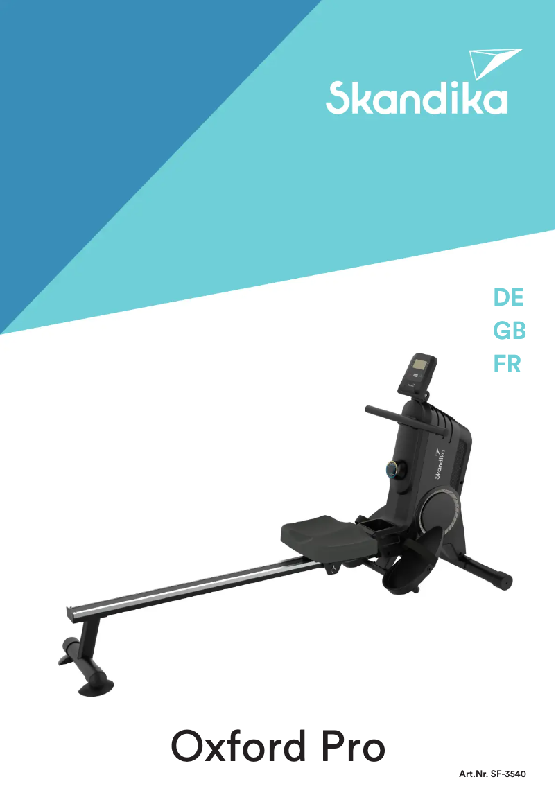 Imagen de la primera página del manual del dispositivo Regatta Oxford Pro