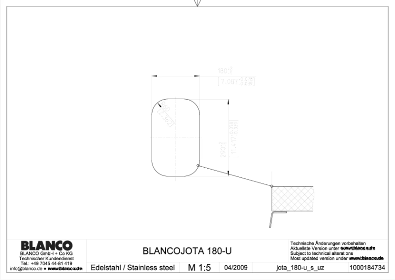Imagen de la primera página del manual del dispositivo JOTA 180-U