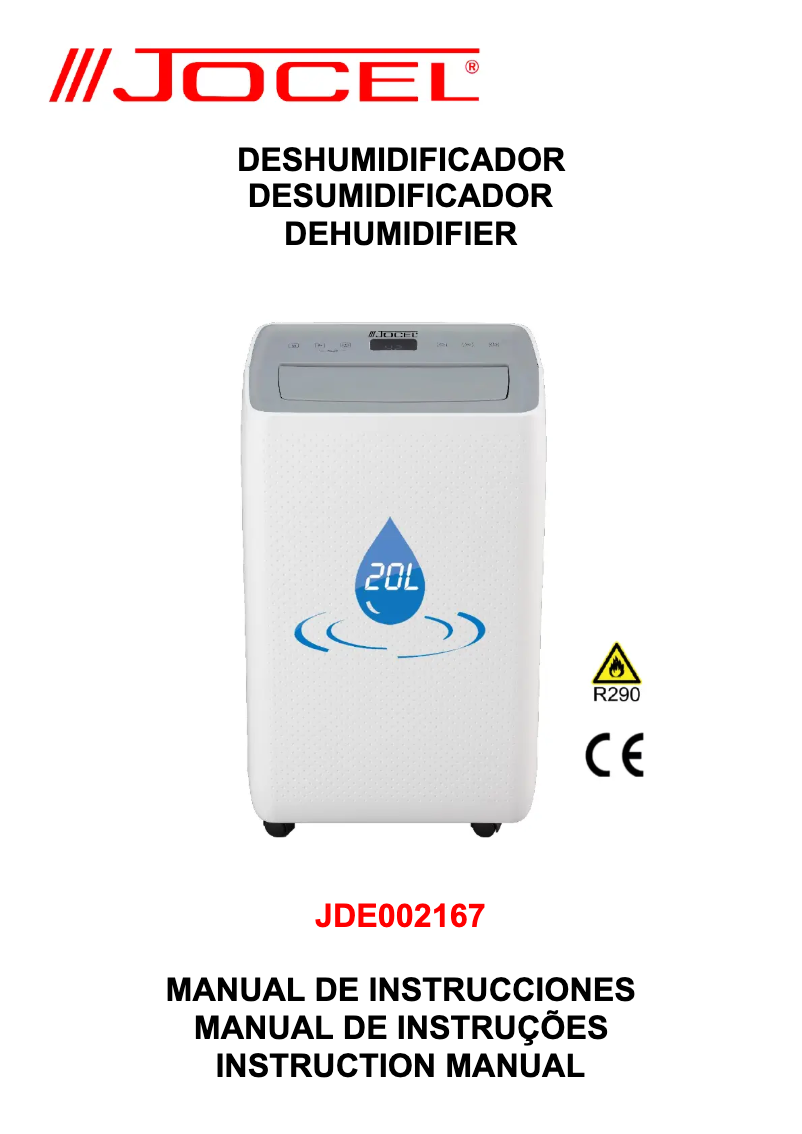 Página nº 1 - Manual de usuario Jocel JDE002167