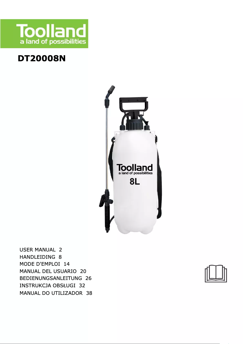 Página 1 del manual Manual de usuario Toolland DT20008N