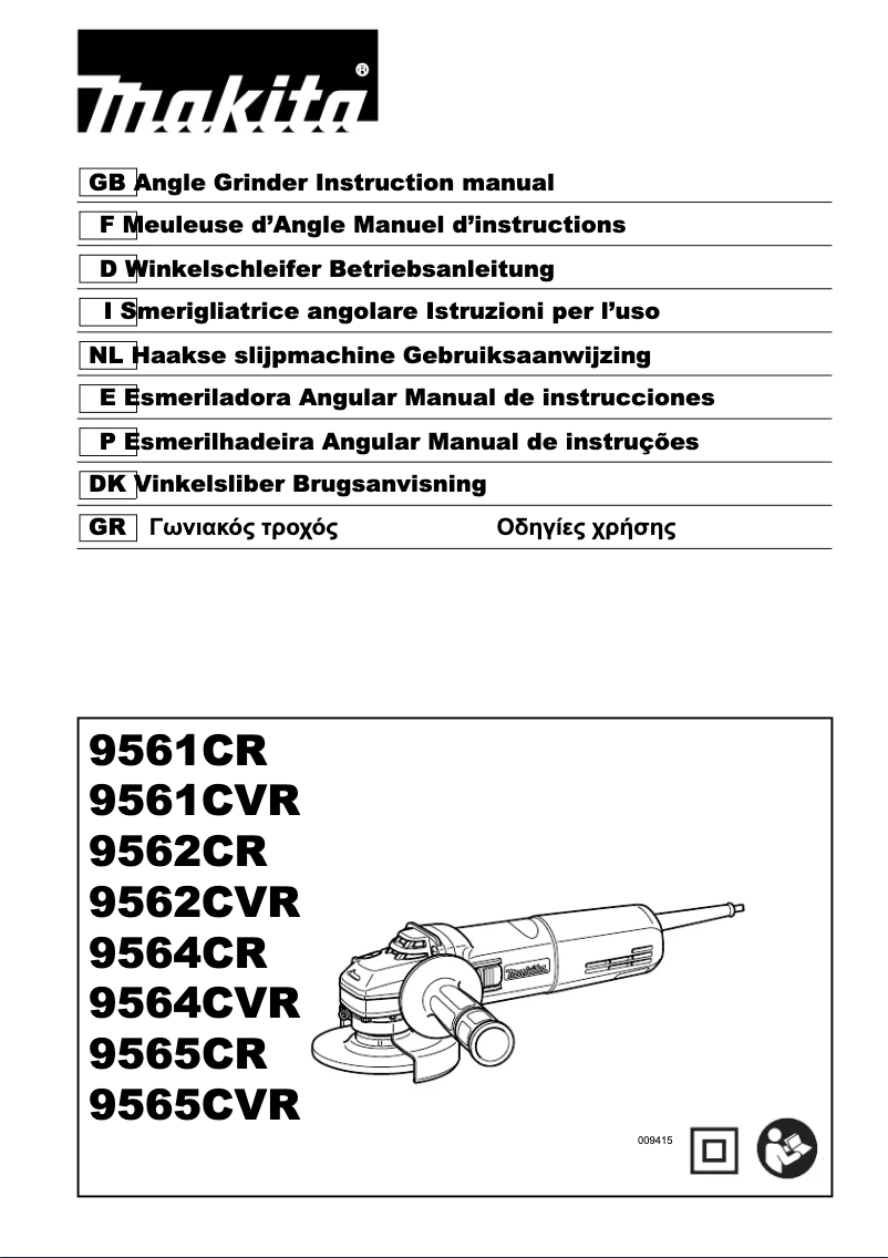 Imagen de la primera página del manual del dispositivo 9561CVR