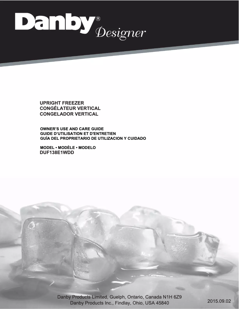 Imagen de la primera página del manual del dispositivo DUF138E1WDD