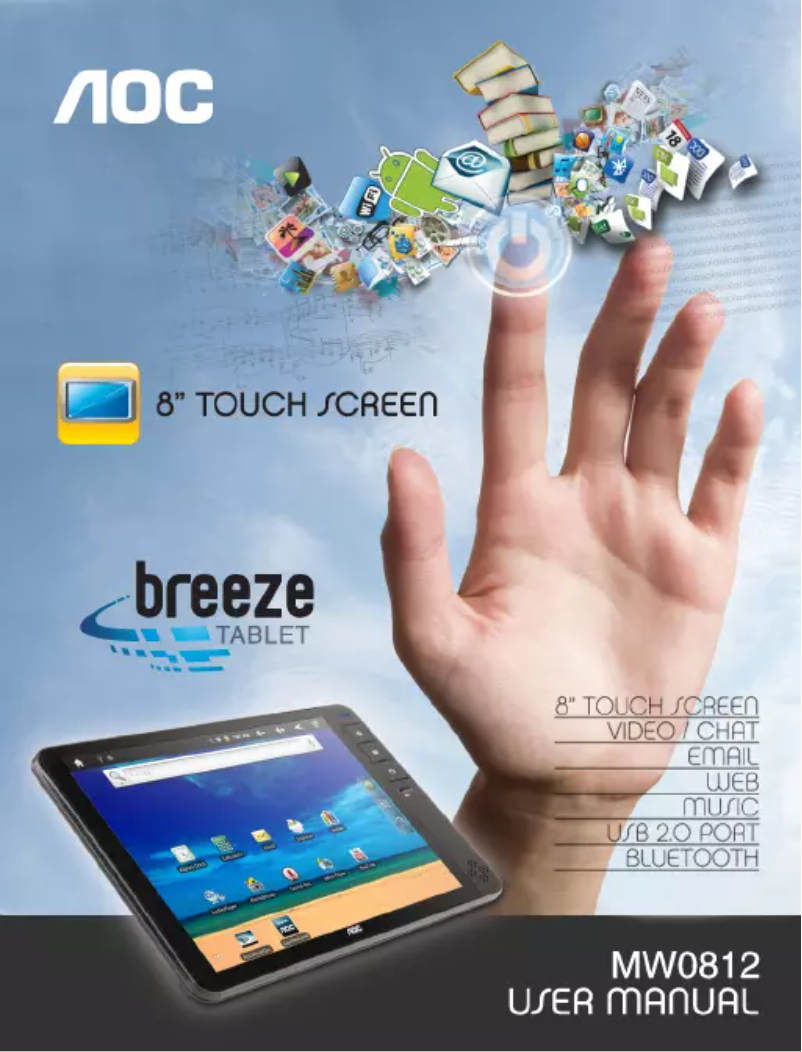 Imagen de la primera página del manual del dispositivo MW0812