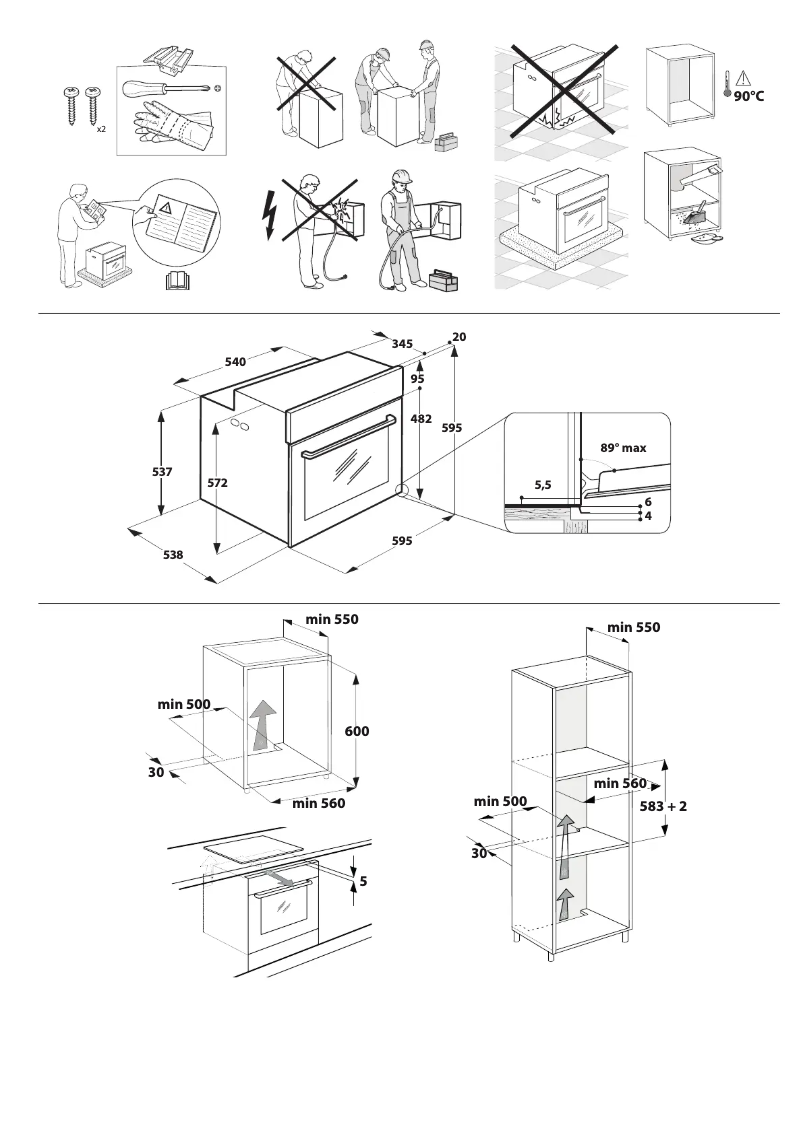 Página nº 1 - Instrucciones de seguridad Whirlpool W7 OM4 4BS1 H