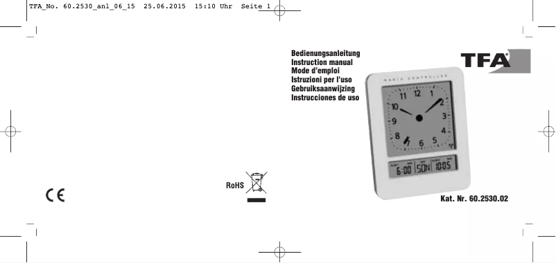 Imagen de la primera página del manual del dispositivo 60.2530.02