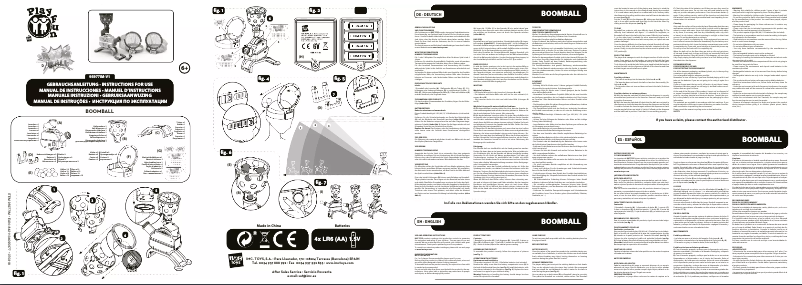 Imagen de la primera página del manual del dispositivo Boom Ball