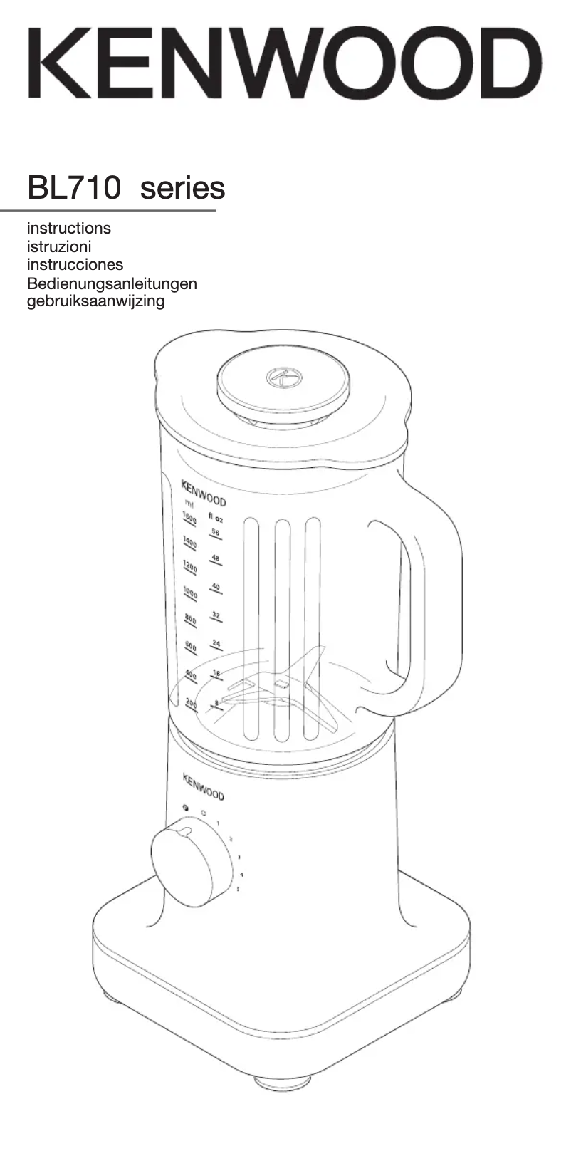 Página 1 del manual Manual de usuario Kenwood BL710
