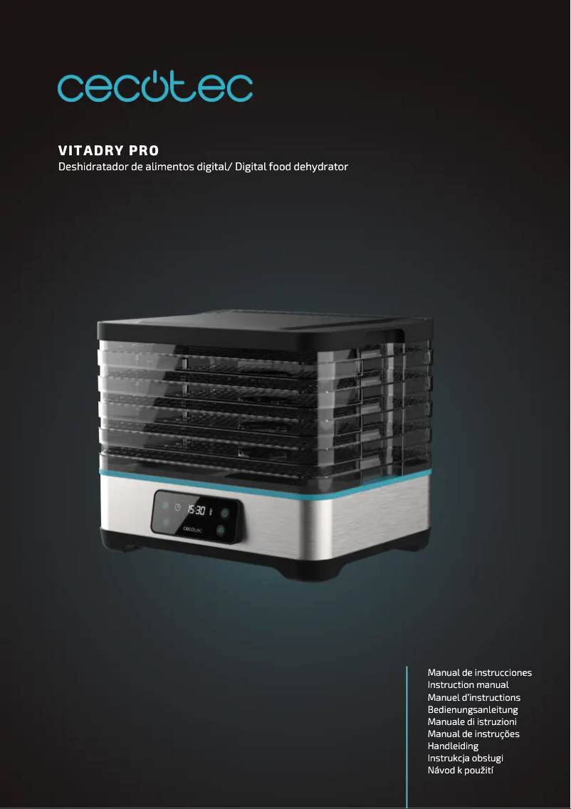 Página nº 1 - Manual de usuario Cecotec VitaDry Pro
