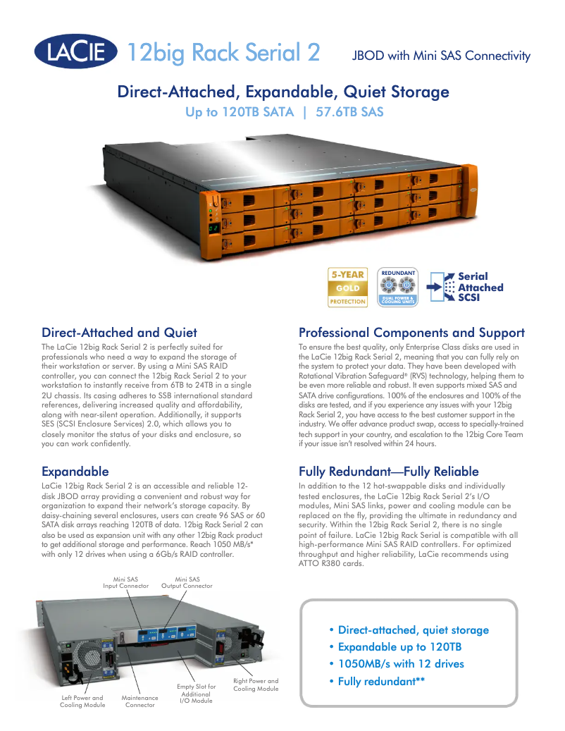 Imagen de la primera página del manual del dispositivo 12big Rack Serial 2