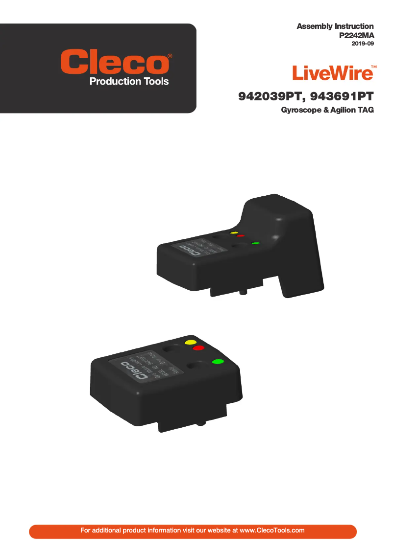 Imagen de la primera página del manual del dispositivo LiveWire 942039PT