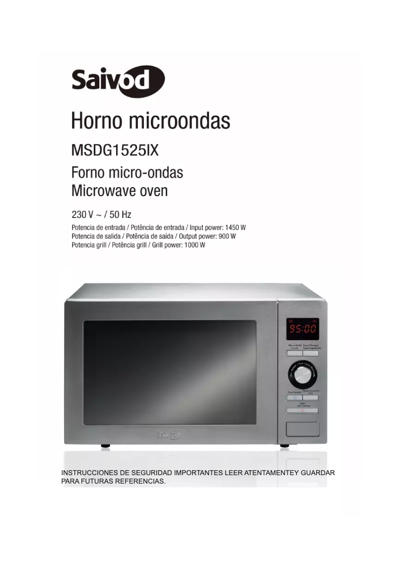 Página 1 del manual Manual de usuario Saivod MSDG-1525IX