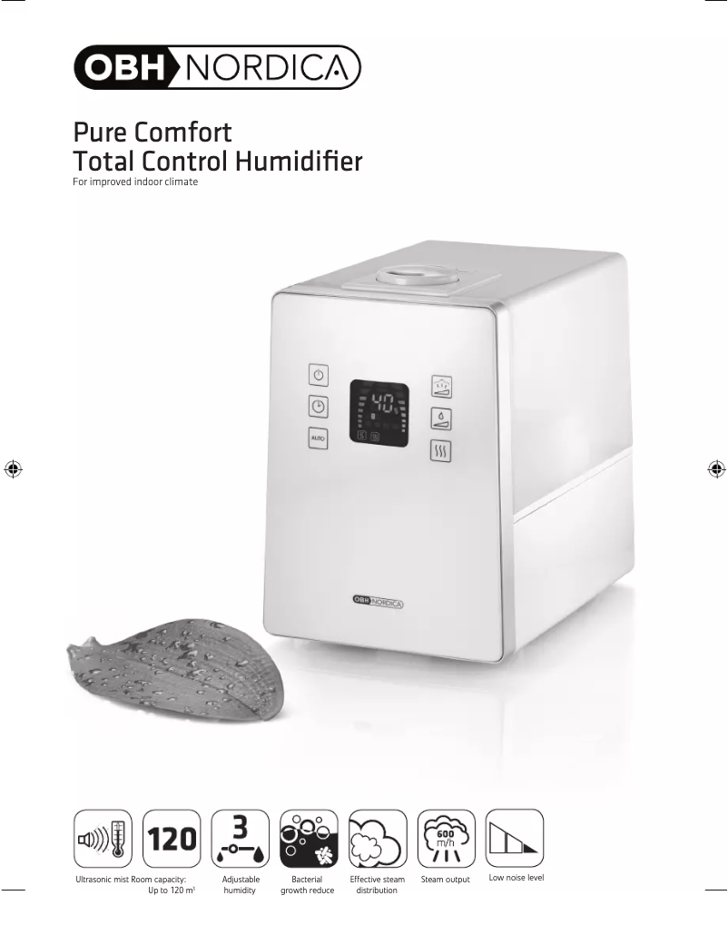 Página nº 1 - Manual de usuario OBH Nordica Total Control Ultrasonic