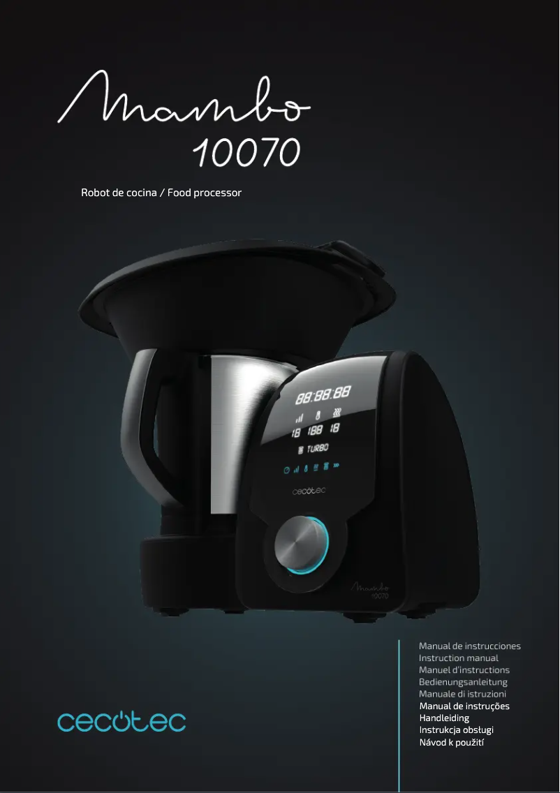 Imagen de la primera página del manual del dispositivo Mambo 10070