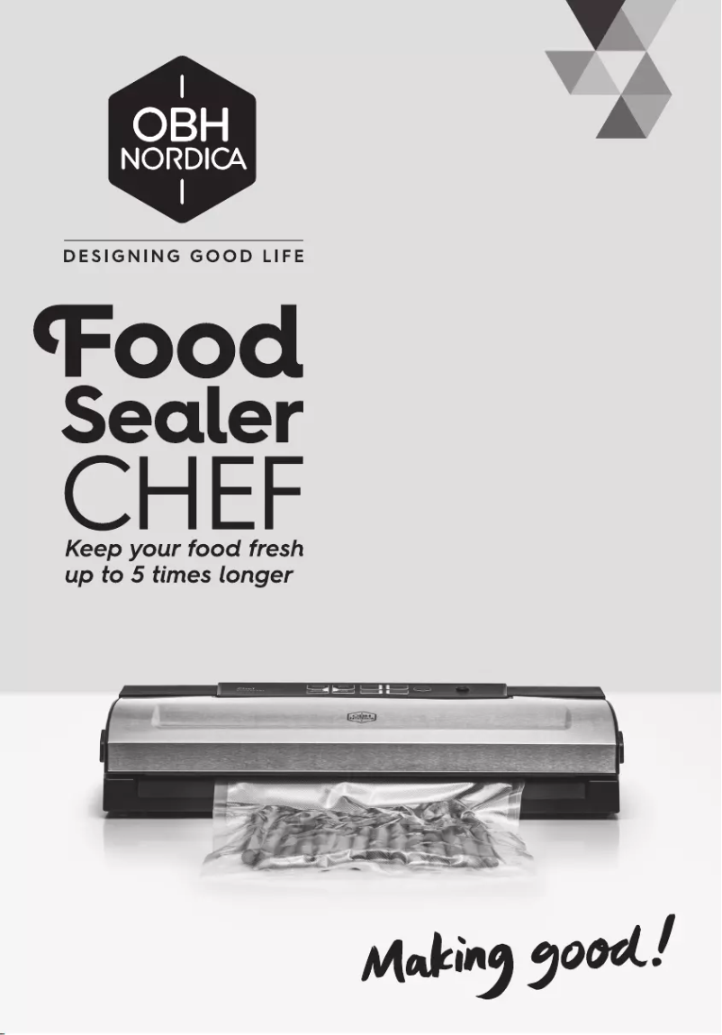 Imagen de la primera página del manual del dispositivo Chef