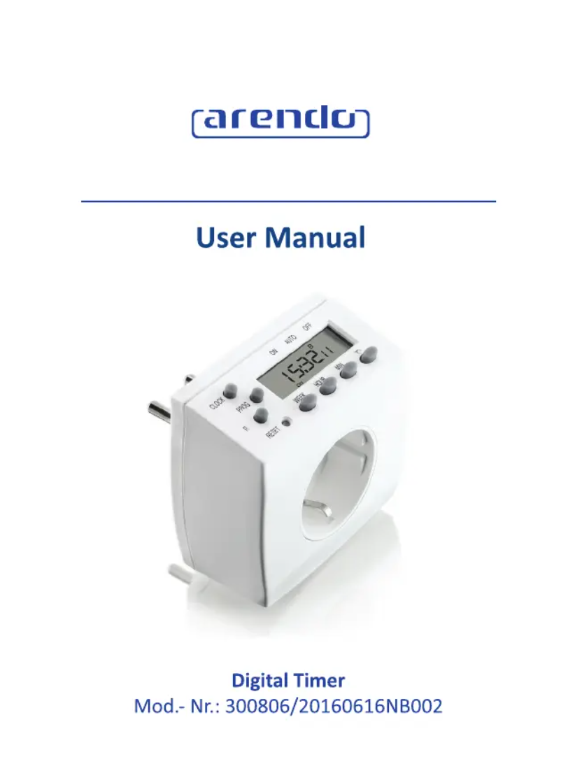 Imagen de la primera página del manual del dispositivo 300806