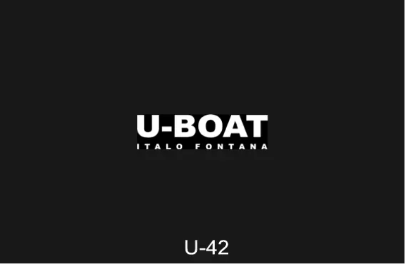 Página 1 del manual Manual de usuario U-Boat U-42 Automatico 6157