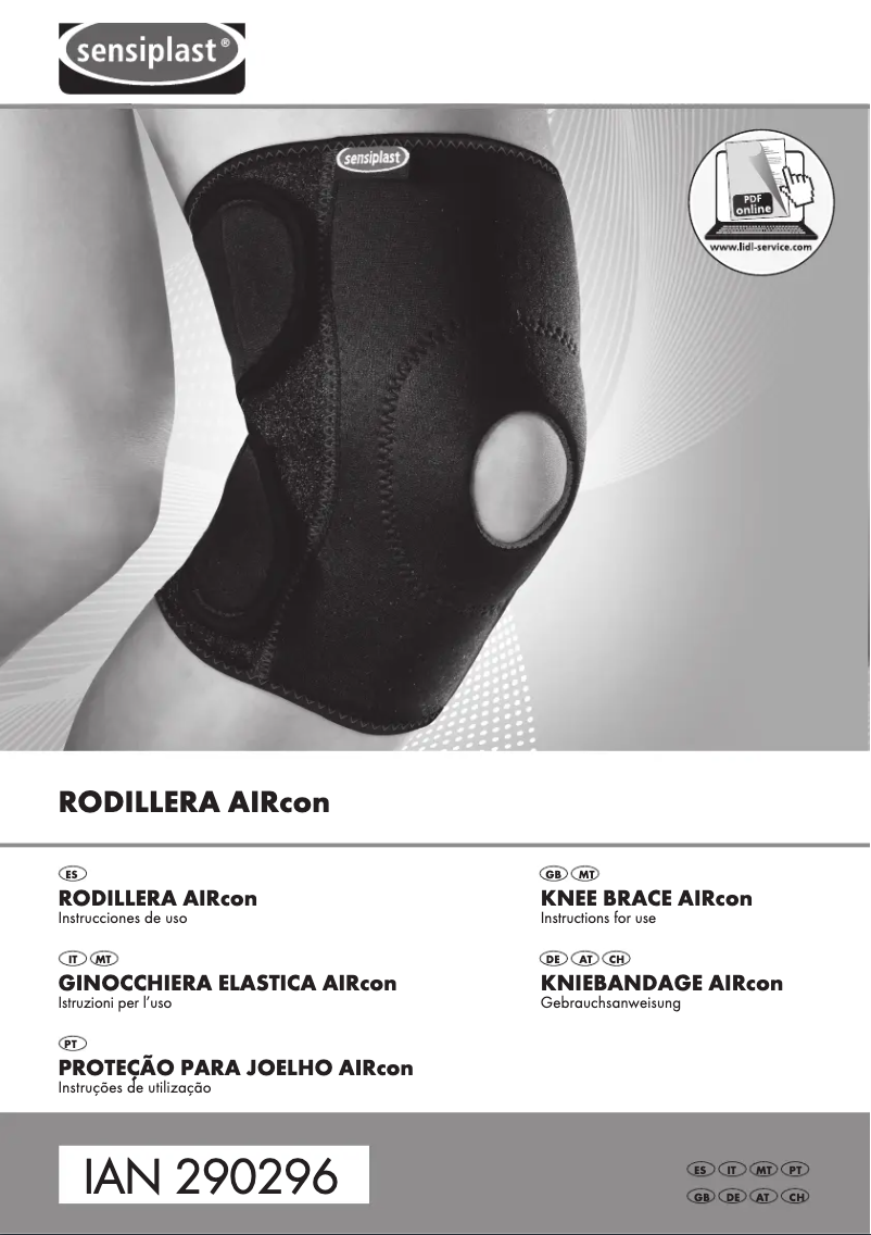 Imagen de la primera página del manual del dispositivo IAN 290296