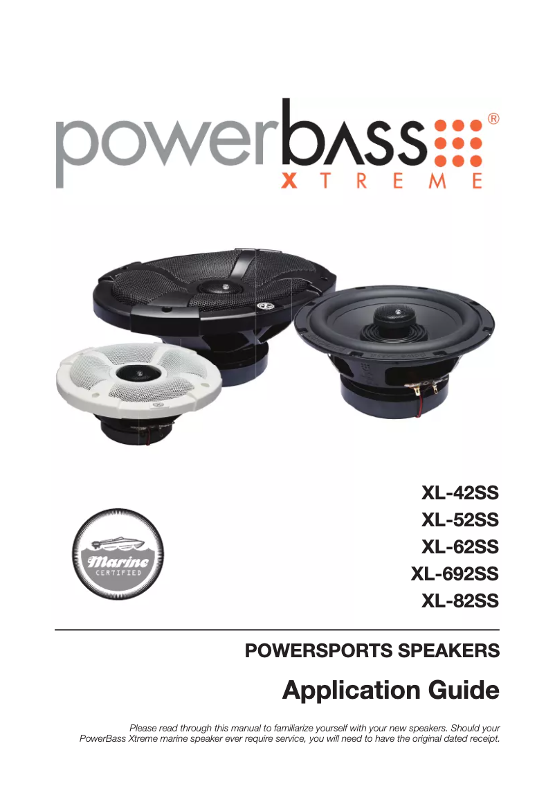 Página 1 del manual Manual de usuario PowerBass Powersports XL-692SS