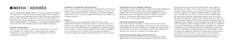 Página 1 del manual Manual de usuario Apple Watch Hermès