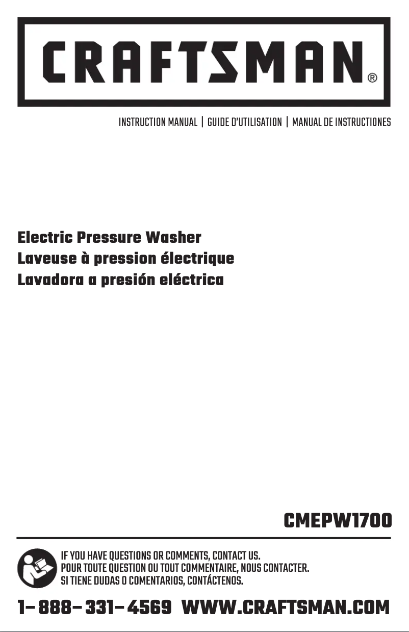 Página 1 del manual Manual de usuario Craftsman CMEPW1700
