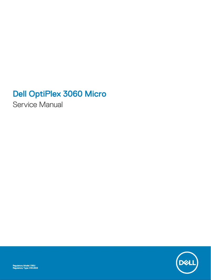 Página nº 1 - Manual de usuario Dell Optiplex 3060 MFF