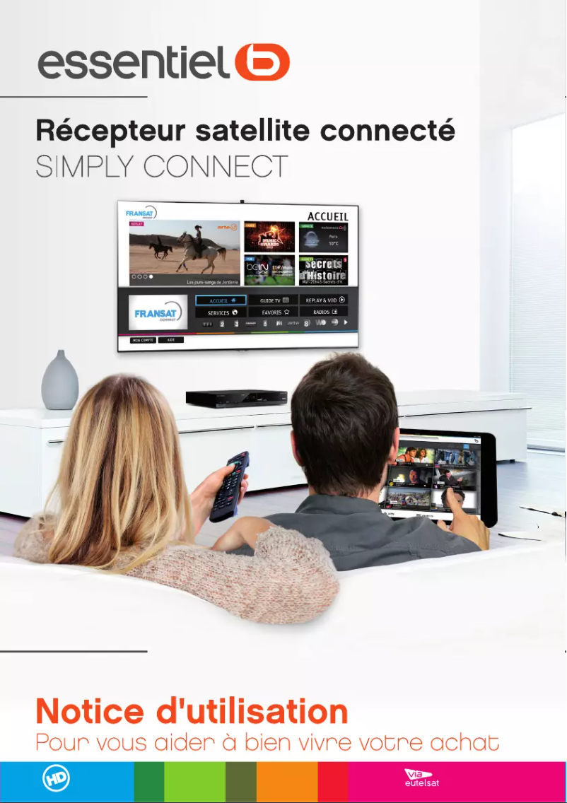 Imagen de la primera página del manual del dispositivo Simply Connect