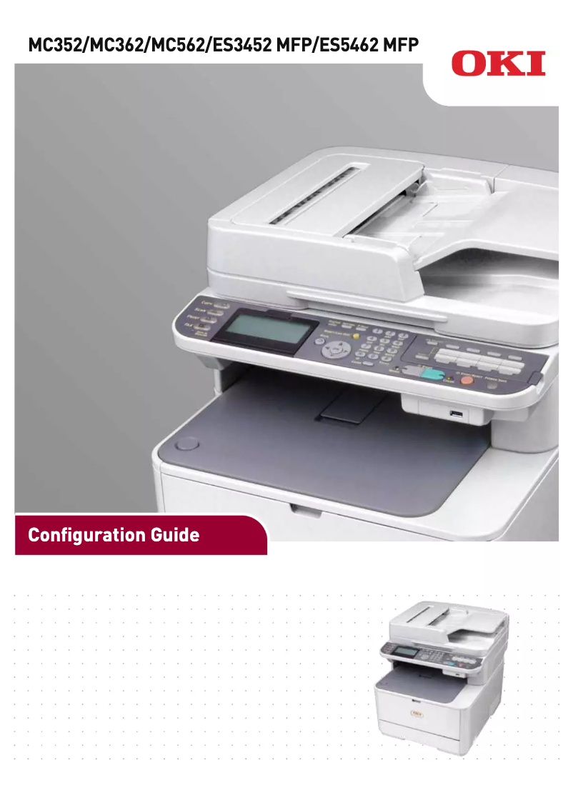 Imagen de la primera página del manual del dispositivo MC352