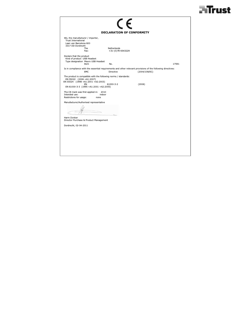 Imagen de la primera página del manual del dispositivo Mauro