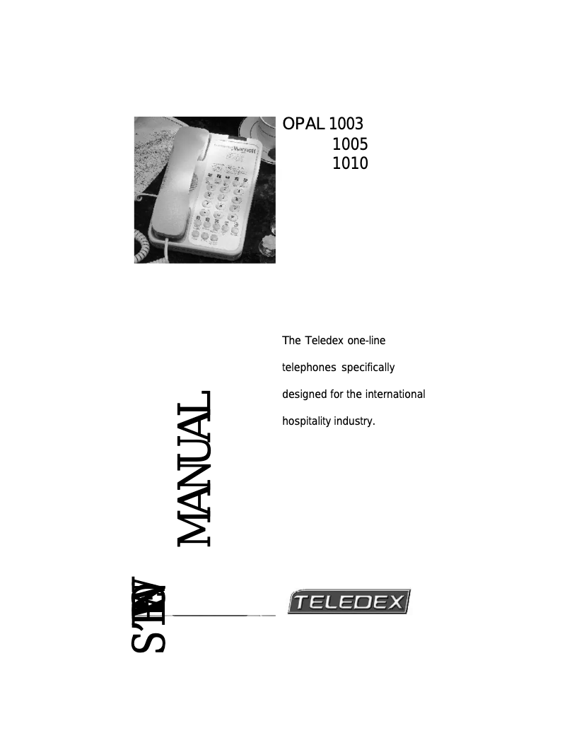 Imagen de la primera página del manual del dispositivo Opal 1005