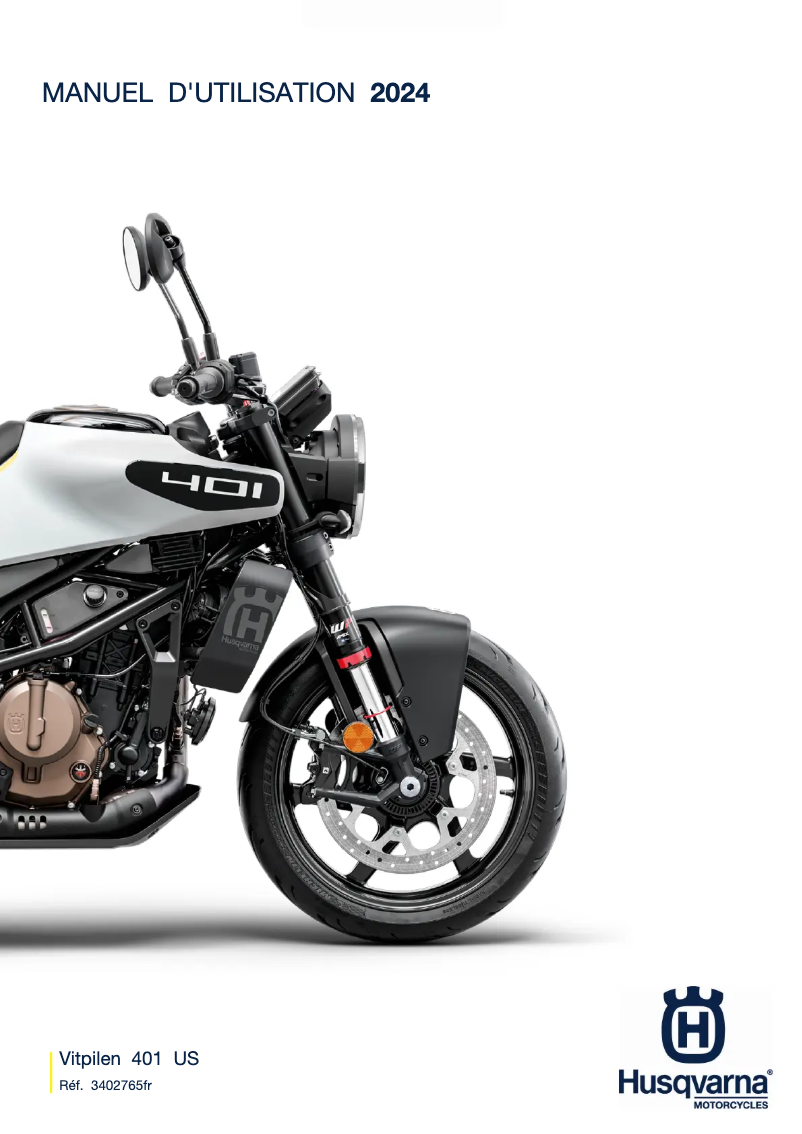 Imagen de la primera página del manual del dispositivo Vitpilen 401 (2024)