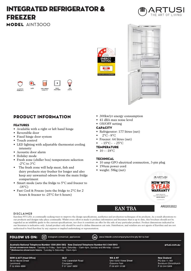 Imagen de la primera página del manual del dispositivo AINT3000