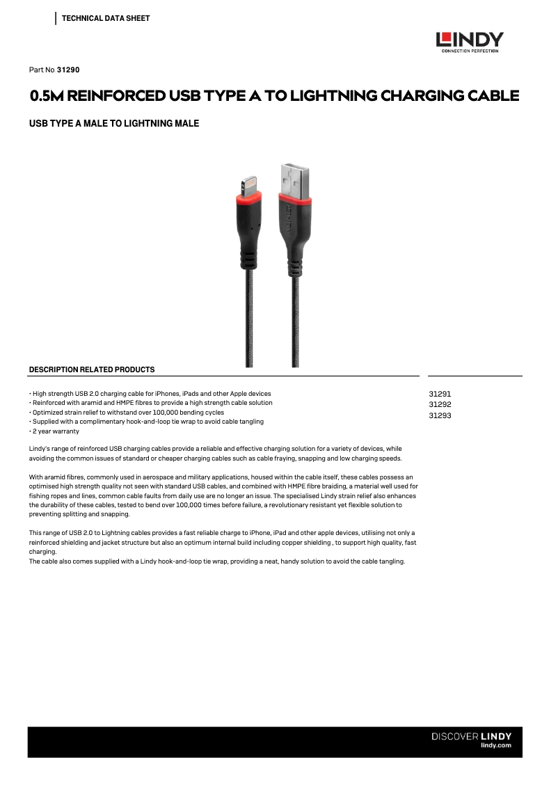 Página 1 del manual Manual de usuario Lindy 31290
