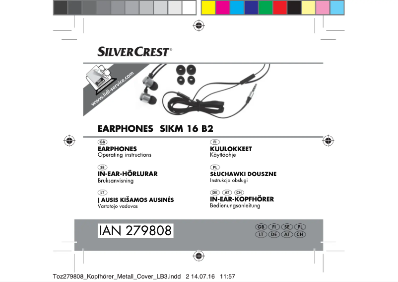 Imagen de la primera página del manual del dispositivo SKIR 32 B2