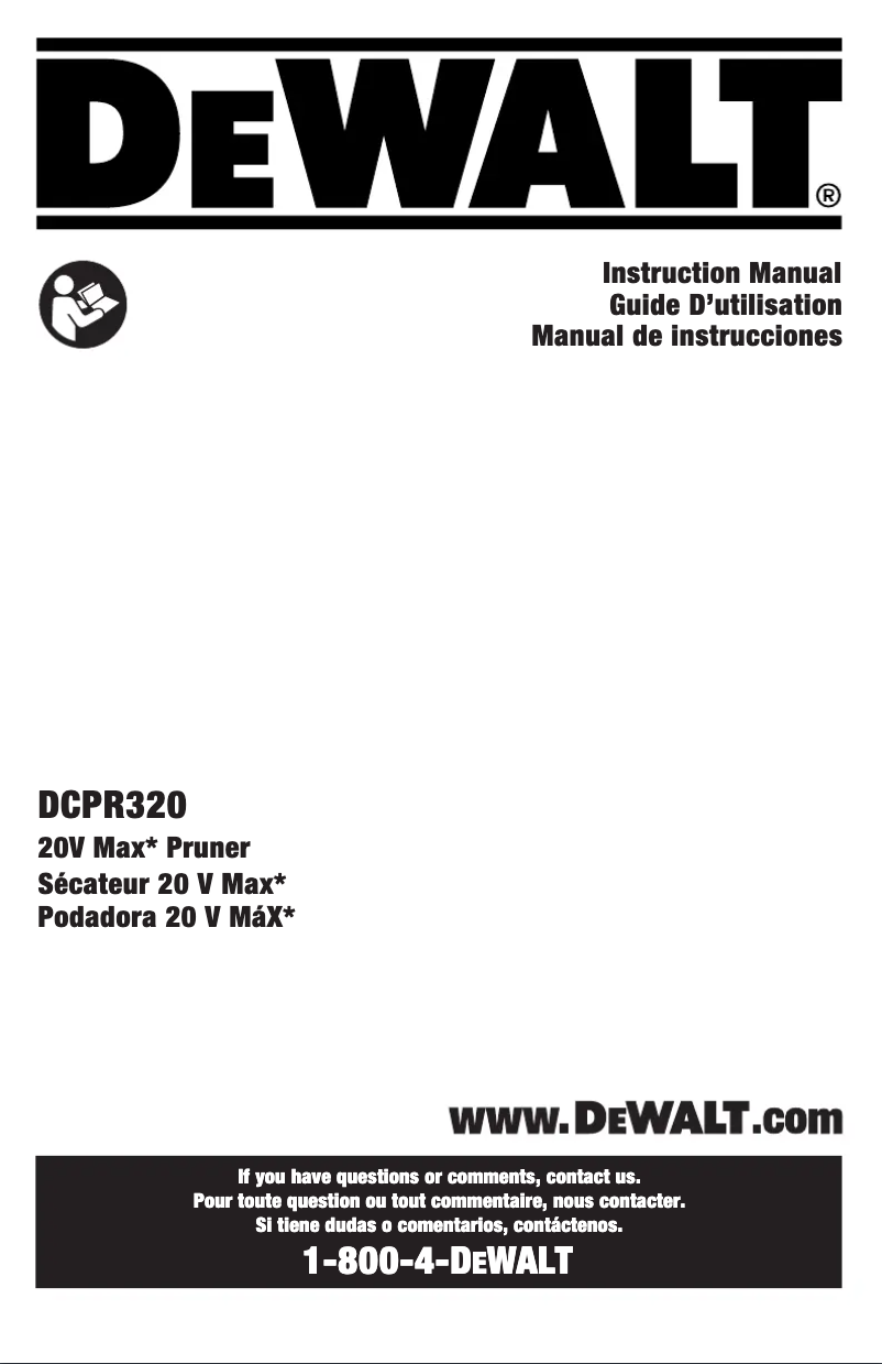 Imagen de la primera página del manual del dispositivo BCPR320