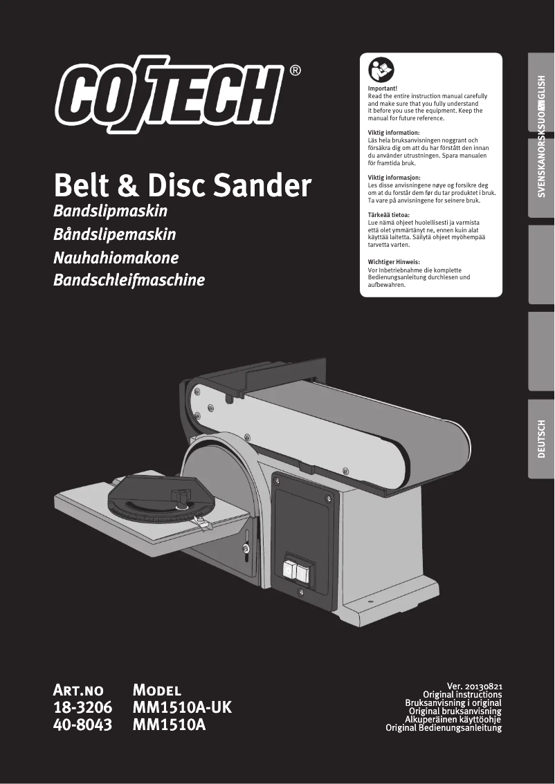Página 1 del manual Manual de usuario Cotech MM1510A