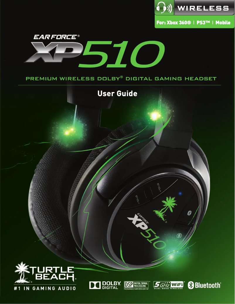 Página nº 1 - Manual de usuario Microsoft Xbox 360 Wireless Headset