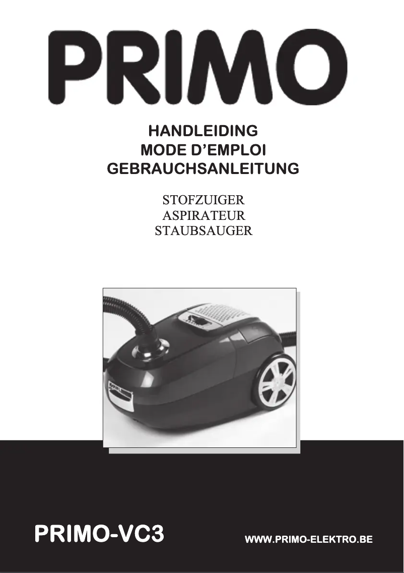 Página 1 del manual Manual de usuario Primo VC3