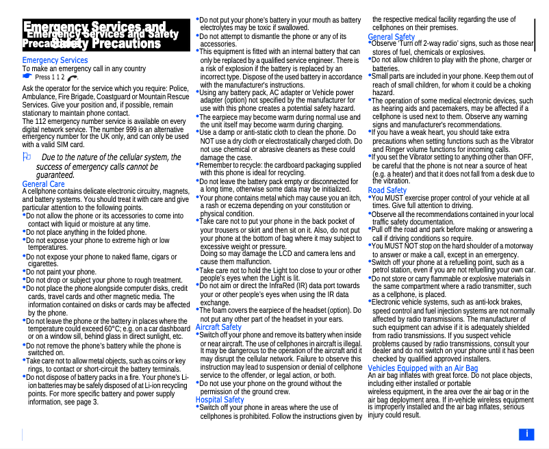 Imagen de la primera página del manual del dispositivo e242