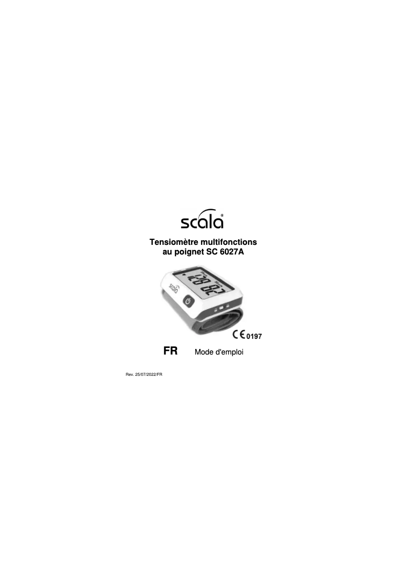 Página nº 1 - Manual de usuario Scala SC 6027