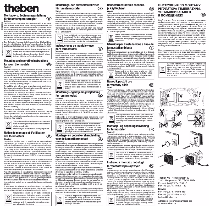 Página 1 del manual Manual de usuario Theben Ramses 707