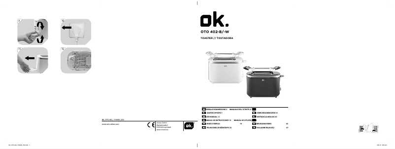 Página 1 del manual Manual de usuario OK OTO 402-W