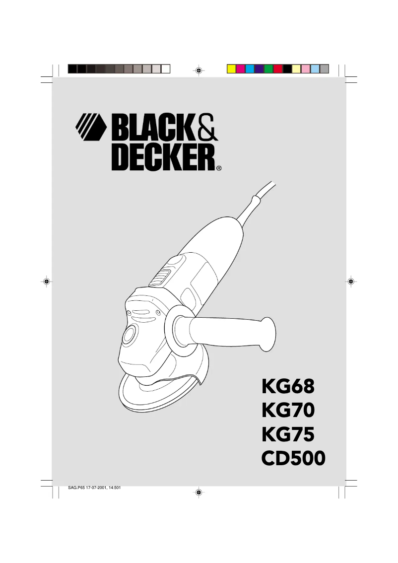 Página 1 del manual Manual de usuario Black & Decker KG70