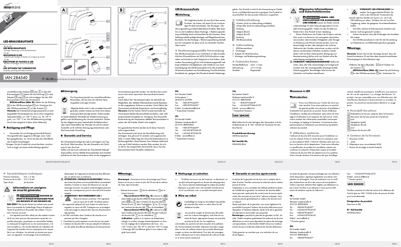 Página 1 del manual Manual de usuario Miomare IAN 284540