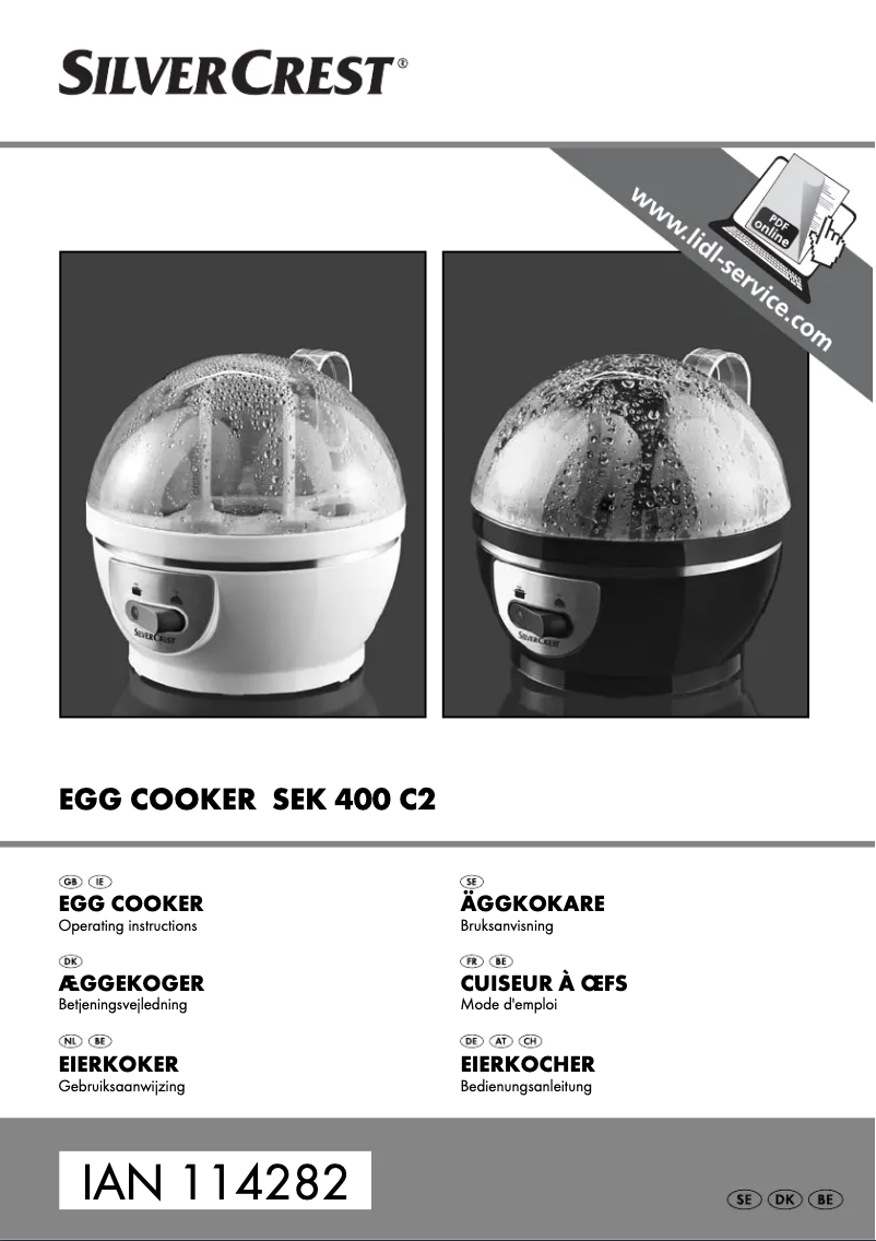 Página 1 del manual Manual de usuario SilverCrest SEK 400 C2