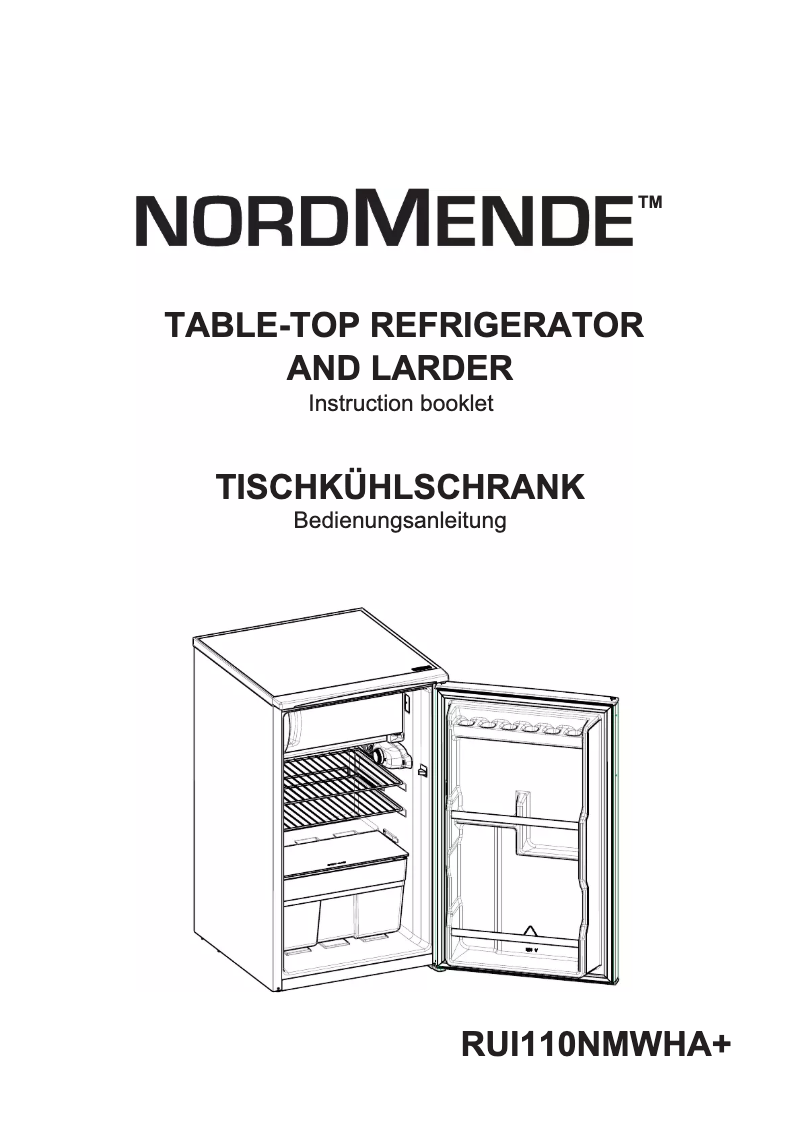 Página 1 del manual Manual de usuario Nordmende RUI110NMWHA