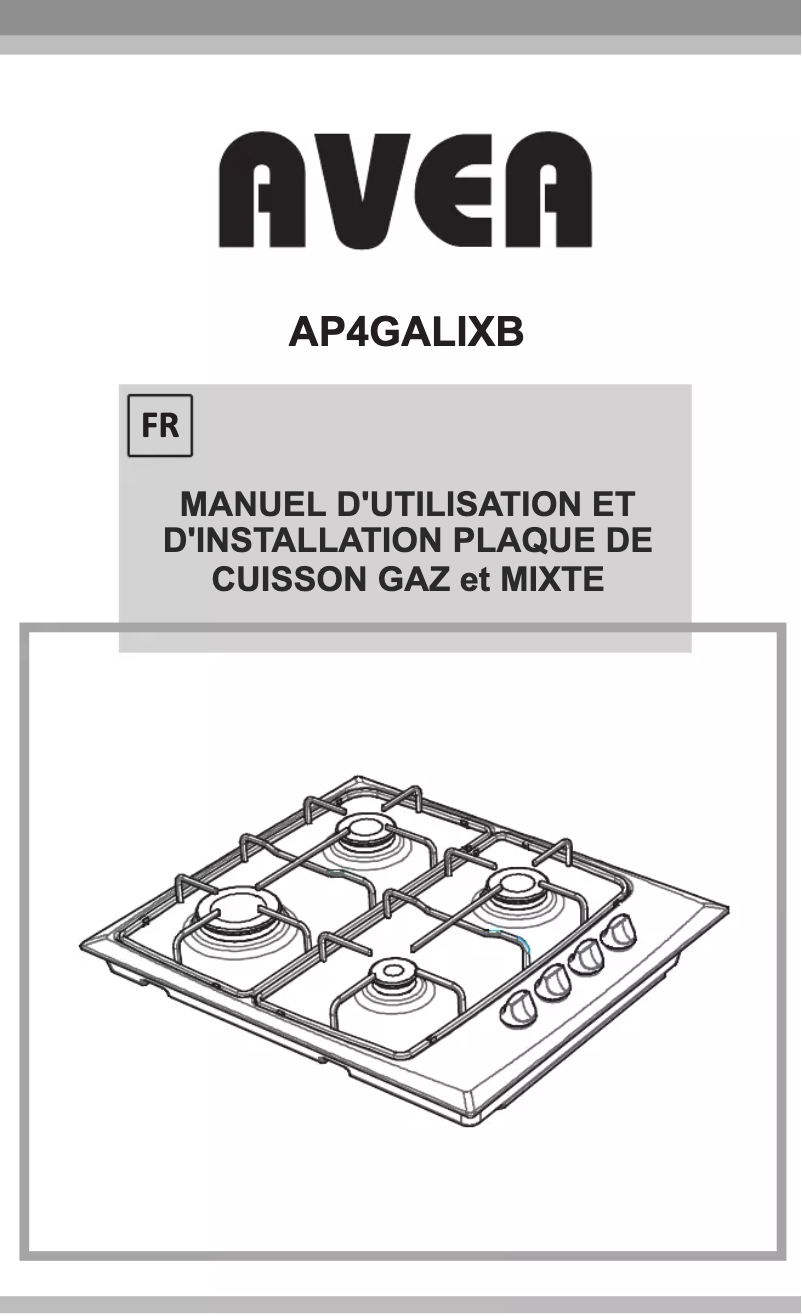 Imagen de la primera página del manual del dispositivo AP4GALIXB