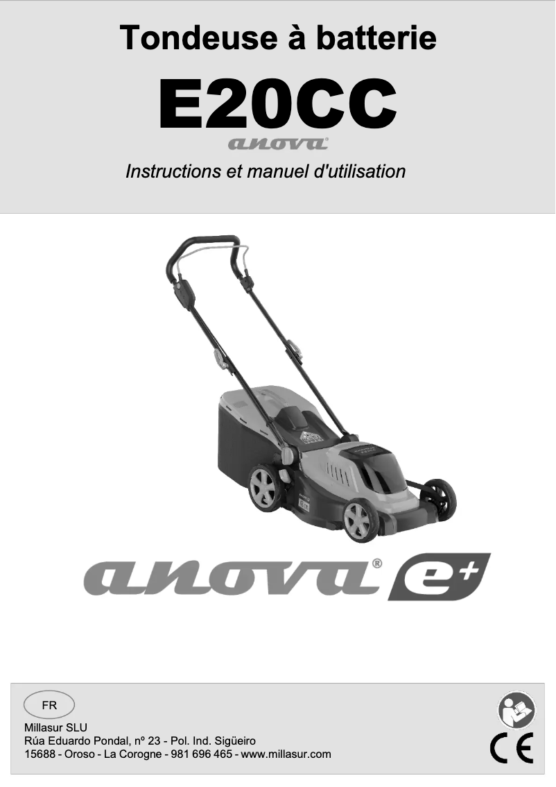 Página nº 1 - Manual de usuario Anova E20CC