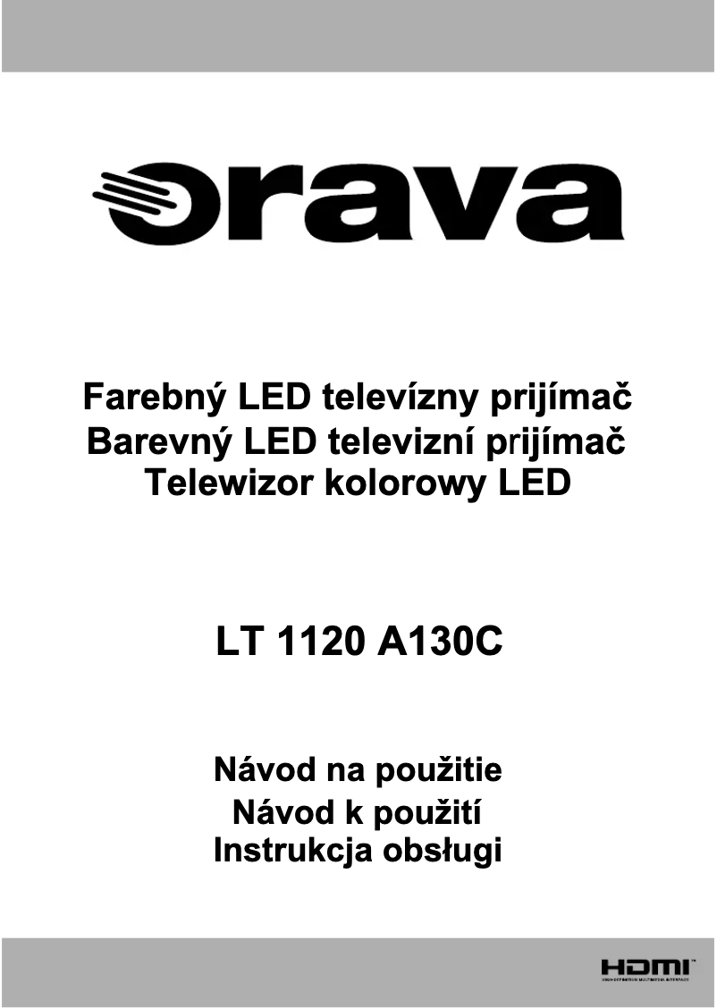 Página nº 1 - Manual de usuario Orava LT-1120 LED A130C