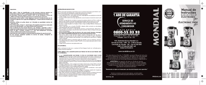 Imagen de la primera página del manual del dispositivo Electronic L-61